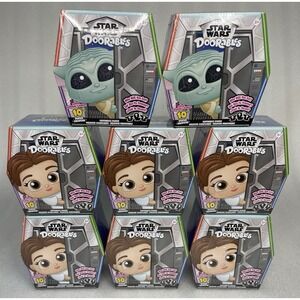 Star Wars Doorables Puffables 10" Plush MANDALORIAN & A NEW HOPE Mystery LOT - 8